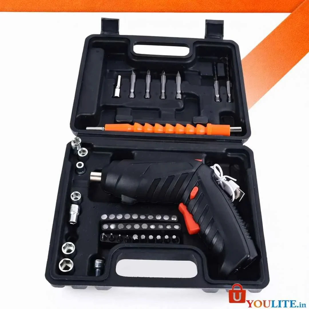 Cordless Electric Screwdriver Tool Kit