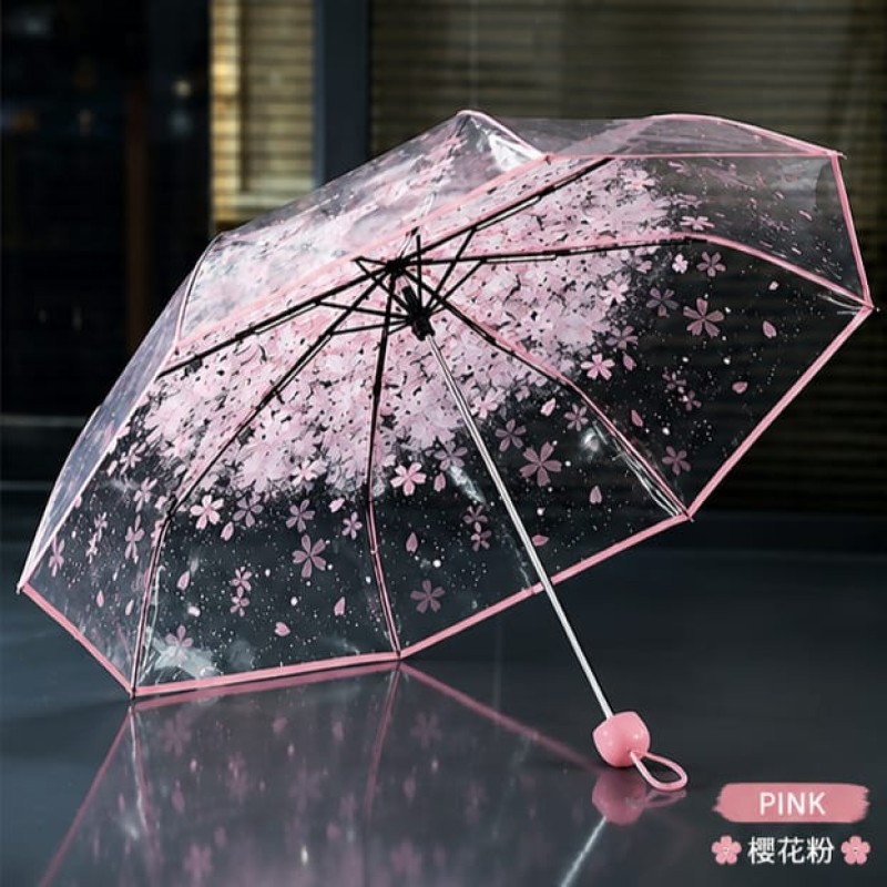 Mishti Cherry Blossom Clear Umbrella