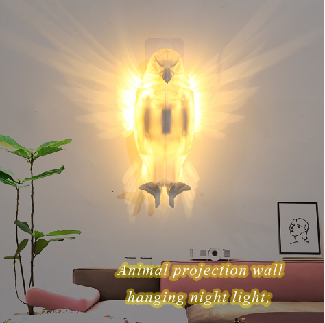 Bird Shadow Projection Wall Light