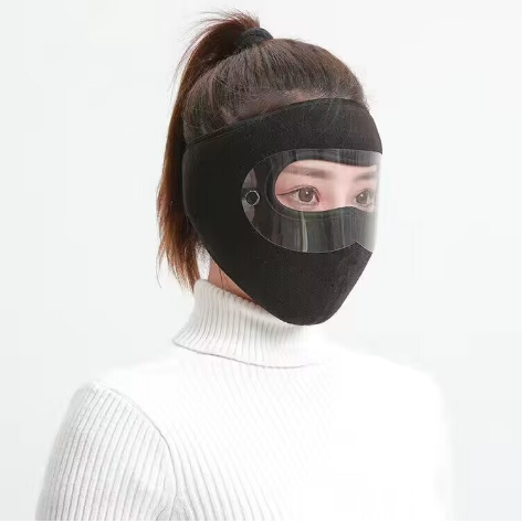Winter Windproof Face Mask with Transparent Eye Shield